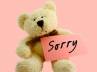 Saying sorry, friends, saying sorry, Apologies
