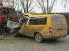 hot water, school van, 15 kids injured after school van accident, Hot water