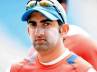 ind vs aus test matches, India vs Australia, gambhir out of the first two tests, Test matches
