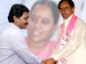 YSR Congress party –TRS alliance, Jagan support to TRS candidates in by polls, jagan joins hands with kcr, Trs candidates