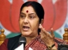 notice for discussion on Telangana, notice for discussion on Telangana, sushma gives notice for discussion on t, Bjp leader sushma swaraj
