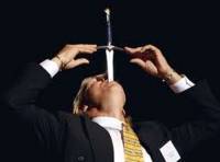 world sword swallowers day, ripleys believe it or not, swallowing swords cheating deaths, Swallowing