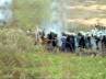 tamil nadu news, protests, knpp police fire teargas mob stuck in water, News from tamil