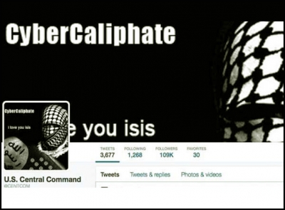Twitter account of US military hacked