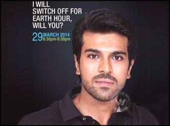 Charan as brand ambassador of &#039;Earth Hour&#039;