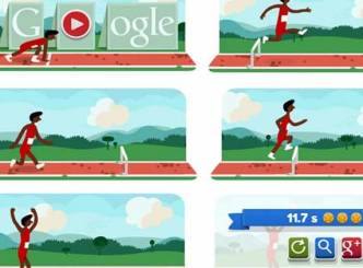 Interactive Google doodle thrills search