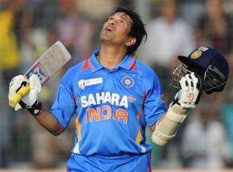  Sachin slams the long awaited Ton