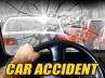 Sandhyamala Madhusudan Reddy, Fatal Accident, techie couple in fatal accident at nadigama, Nandigama