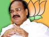 BJP Senior Leader, UPA, hurdles to cong venkaiah naidu, Ap civic polls