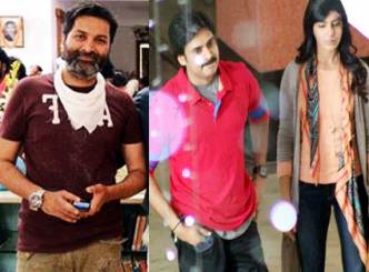 Power Star shooting at RFC with Trivikram