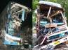 tourist bus accident, accident, 25 injured in bus lorry head on collision, Lorry