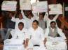 division of AP, Telangana state, t storm disturbs ls business for fifth day, 9 telangana congress mps