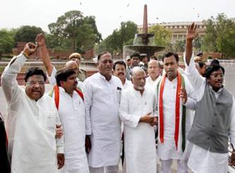 Jantar Mantar protest for Telangana!