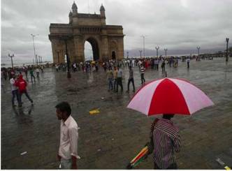 Thundershowers and Rainstorms to threaten Mumbai for two days
