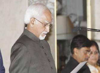 Hamid Ansari sworn in as the Vice-President