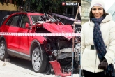 Accidents, drunk and drive, a woman rams audi into cab 2 killed 4 injured, Accidents