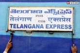 Telangana express, railway, not ap it is telangana express, Telangana express