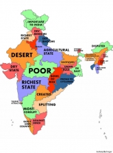 India in Worlds eye, India Google search, what the world thinks of indian states as per google search, Indian states