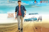 Akkeneni Akhil debut film, Akhi Akkineni, akhil s debut film shooting underway, Akhil debut film