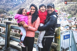 Allu Arjun And Family Holidaying In Switzerland