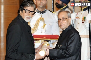 Amitabh Bachchan received third Padma Award