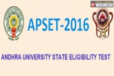 Andhra University, exam, andhra university conducts apset 2016 at 100 centres, Andhra university