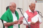 BS Yeddyurappa, BJP, bs yeddyurappa takes oath as the chief minister of karnataka, Yeddy in