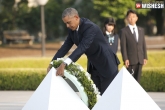 Japan, Nagasaki, hiroshima visit by obama after dropping nulear bomb in 1945 by us, Barack obama