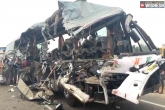 Road accident, Tirupur bus accident updates, 17 dead after a bus from bengaluru to ernakulam meets with an accident, Us road accident