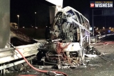 injury, injury, bus crash in italy 16 killed 40 injured, Italy