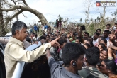 Titli cyclone, Titli cyclone news, babu announces rs 5 lakhs for titli cyclone victims, Srikakulam