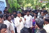 Raivas Canal, Raivas Canal, naidu holds surprise inspection in vijayawada, Inspection