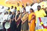 sand, hunger strike, chandrababu naidu initiates deeksha at dharna chowk against sand scarcity in ap, Telugu desam party