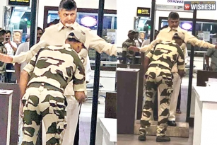 Former AP CM Chandrababu Naidu &#039;Forced&#039; to Abandon Convoy, Undergo Frisking at Vijayawada Airport