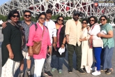 Chiranjeevi next film, Chiranjeevi new movie, megastar s china trip exclusive pics, Partying