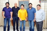 Chiranjeevi, Nag with Sachin, chiru and nag bond with sachin, Tirupathi