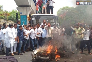 Congress&#039; Chalo Raj Bhavan Protest Turns Violent