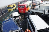 Incheon airport authorities, South Korea car accident, crash of 100 cars in south korea, Yeongjong brige