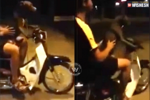 Watch: Dog rides a bike