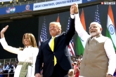 Donald Trump Indian trip, Donald Trump Indian trip, trump lauds narendra modi calls him his best friend, Oh my friend