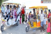Krishna Pushkaralu, Krishna Pushkaralu, e rickshaw service for senior citizens, Senior citizens
