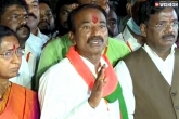 Telangana Congress, TRS, etala calls huzurabad victory a tight slap for kcr, Congress