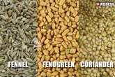 Fennel, Fennel, fennel fenugreek and coriander healthy and tasty, Coriander
