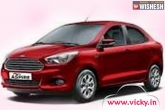 India Cars, Automobiles, ford figo aspire titanium at variant gets driver knee airbag, Ford figo