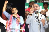 TRS and AIMIM latest, TRS and AIMIM in polls, ghmc polls war of words between trs and aimim, Word