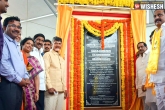 N Chandrababu Naidu, AP CM, ap cm lays foundation stone for airport at orvakal, Orvakal