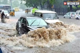 KCR, Rain, heavy rains make life miserable in hyderabad, Flyovers