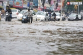 weather, Hyderabad, heavy rains cause huge traffic jams in hyderabad, Traffic jam