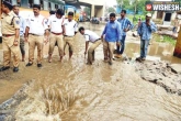 Hyderabad, Hussainsagar, hyderabad district authorities evacuate people, District authorities