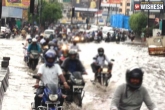 Telangana, Hyderabad, heavy rains lash hyderabad and telangana, Hyderabad rains